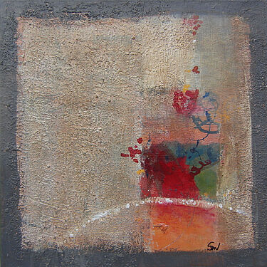 Leinwand 10: "Mit Dir" 40 x 40 cm